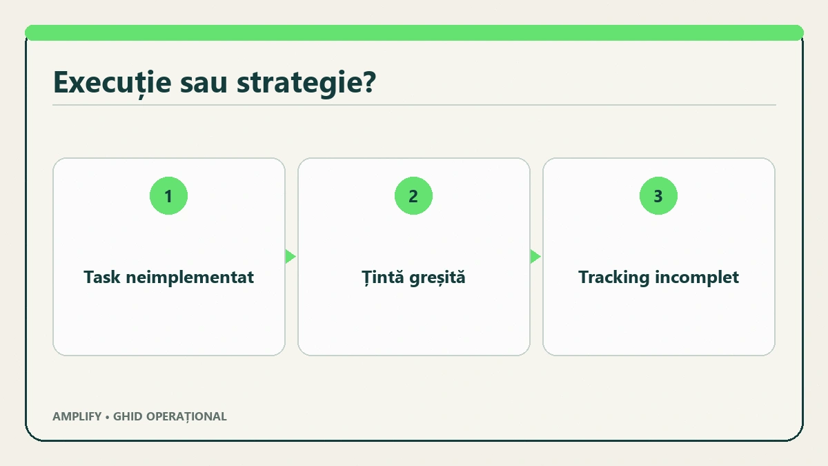 Șapte verificări conectate de la acces și impresii până la lead și venit